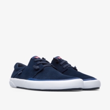 Camper Peu Rambla Sneakers Navy - Mens Singapore FBVVZU-798